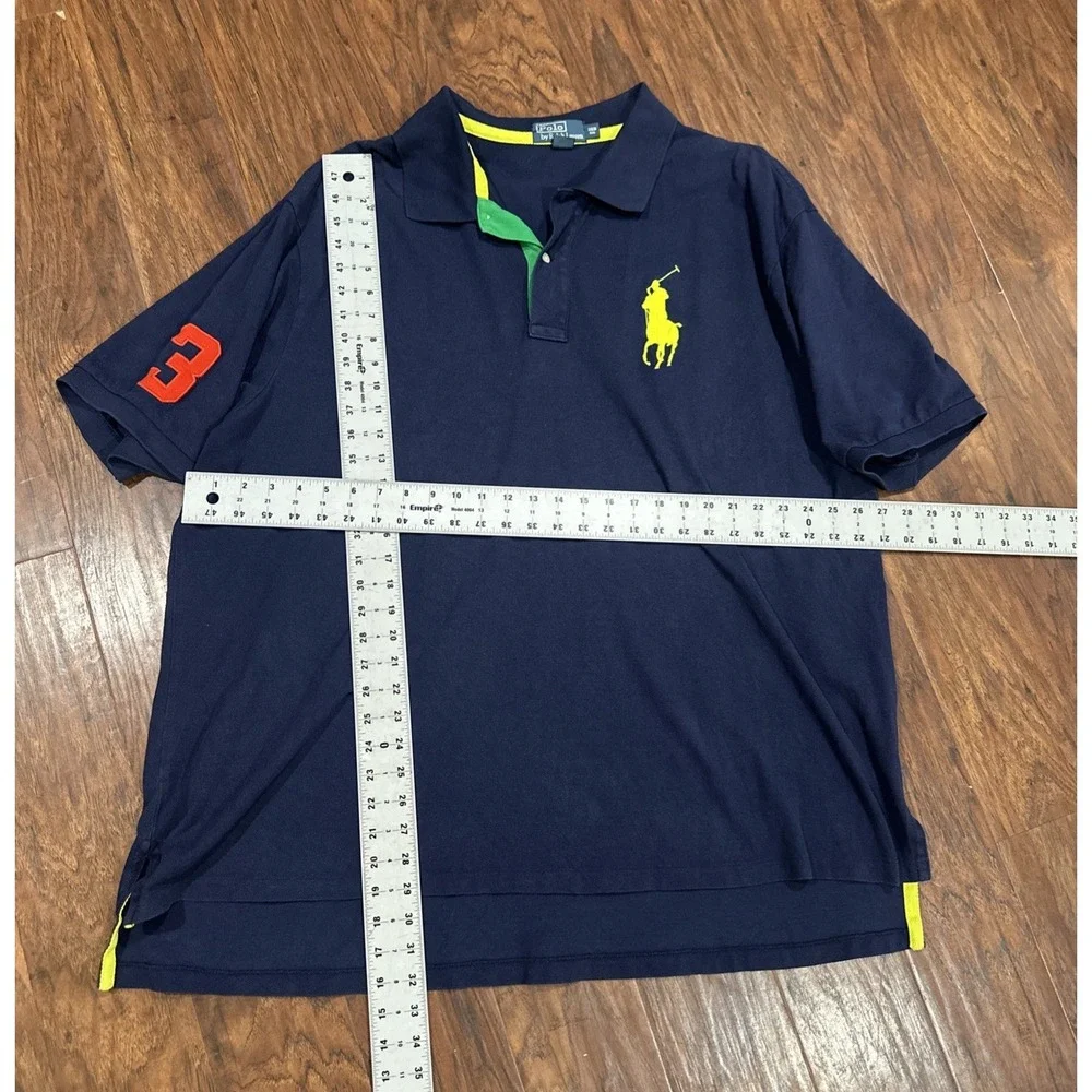 Polo Ralph Lauren Big Pony Shirt Adult 3XB Blue #3 Big